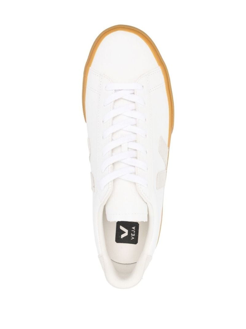 White Campo Chromefree Trainers