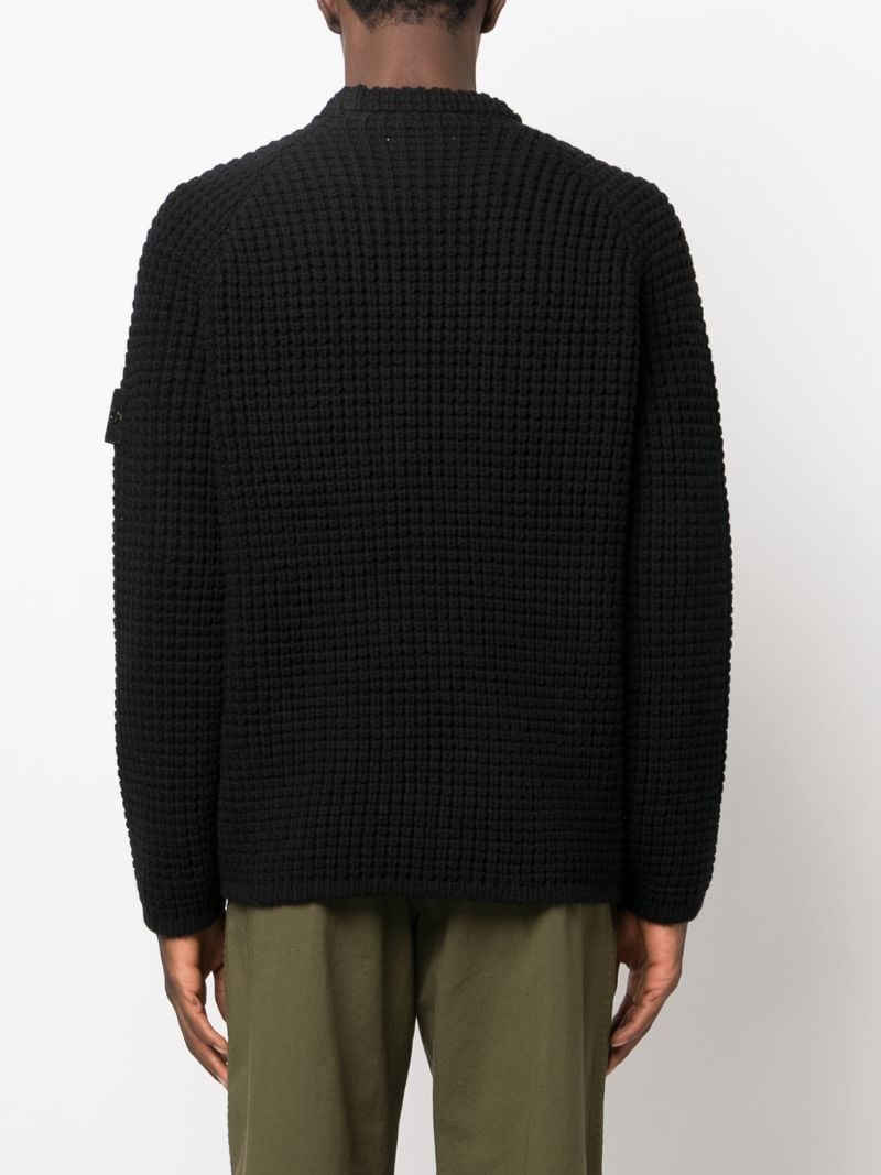 Black Virgin-wool Sweater