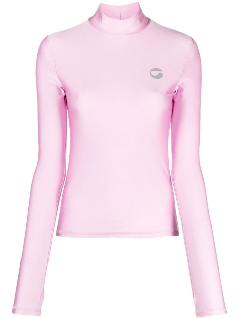 High-neck Top