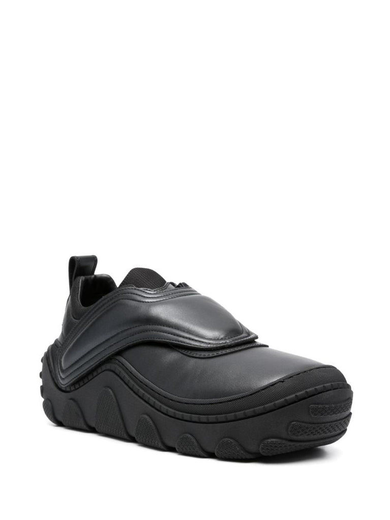 Black Tonkin Leather Sneakers