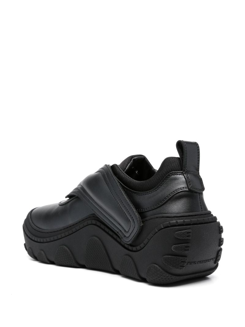 Black Tonkin Leather Sneakers