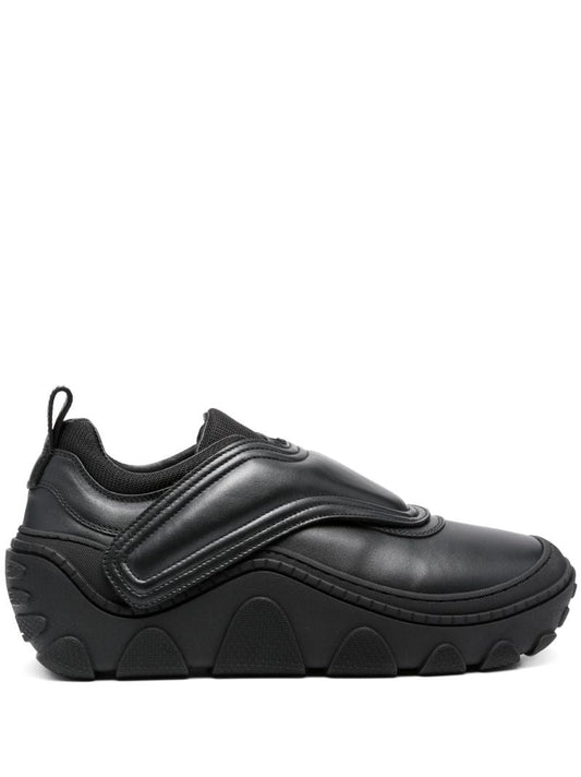 Black Tonkin Leather Sneakers