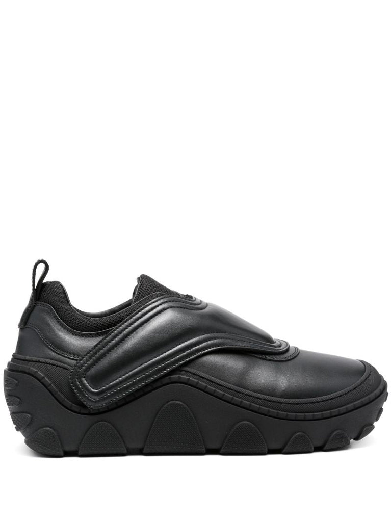 Black Tonkin Leather Sneakers