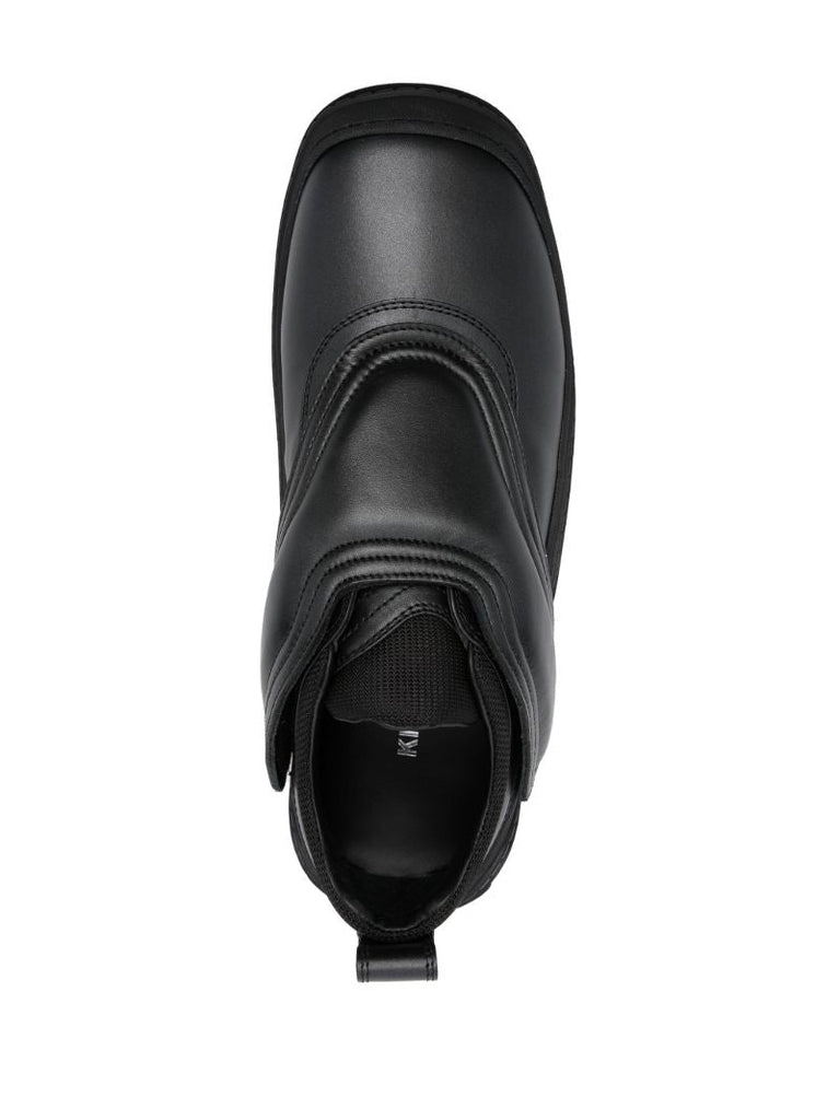 Black Tonkin Leather Sneakers