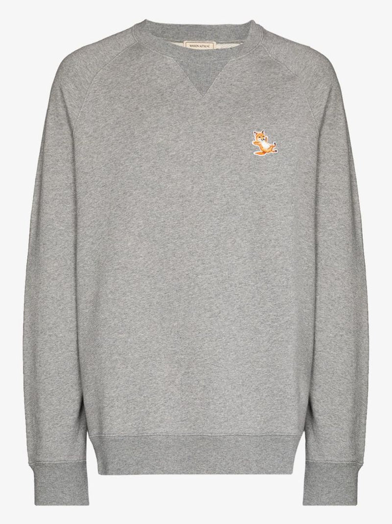 Chillax Fox Patch Sweatshirt