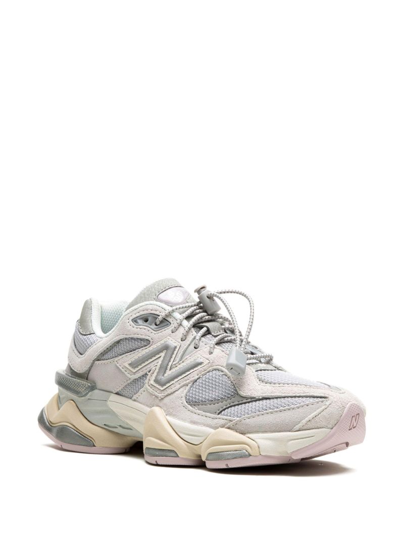 Grey 9060 Panelled Sneakers