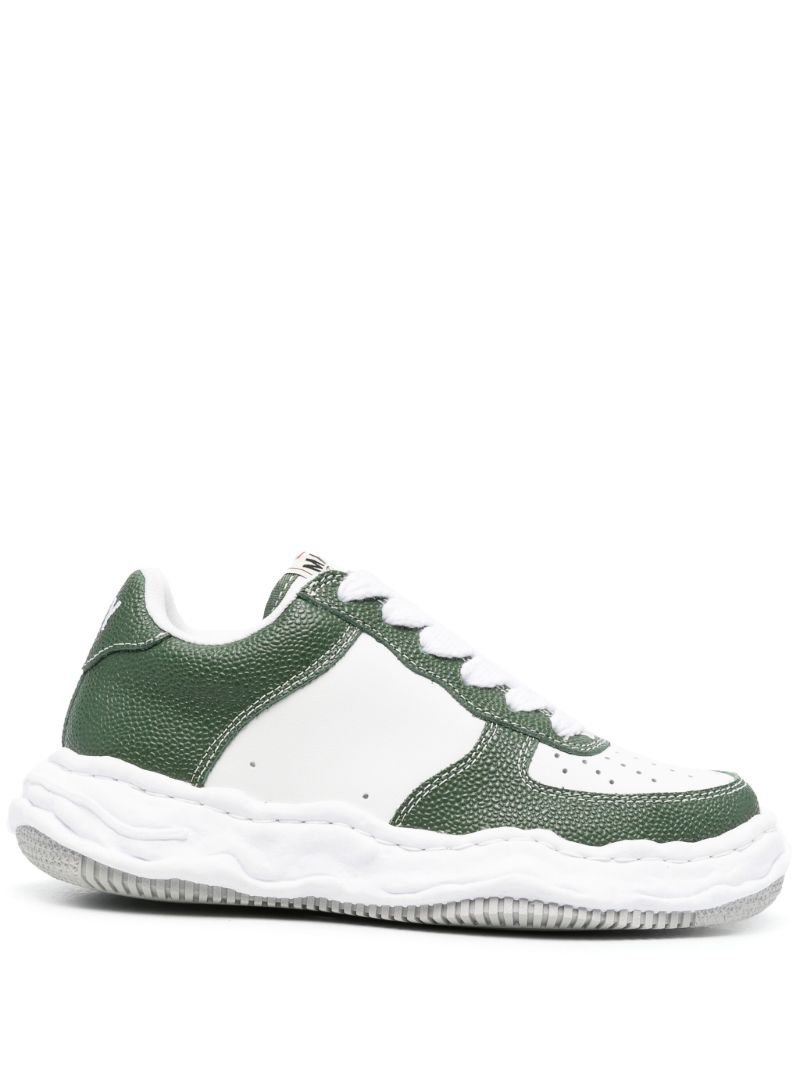 Green Wayne Leather Sneakers