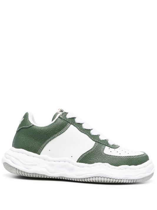 Green Wayne Leather Sneakers