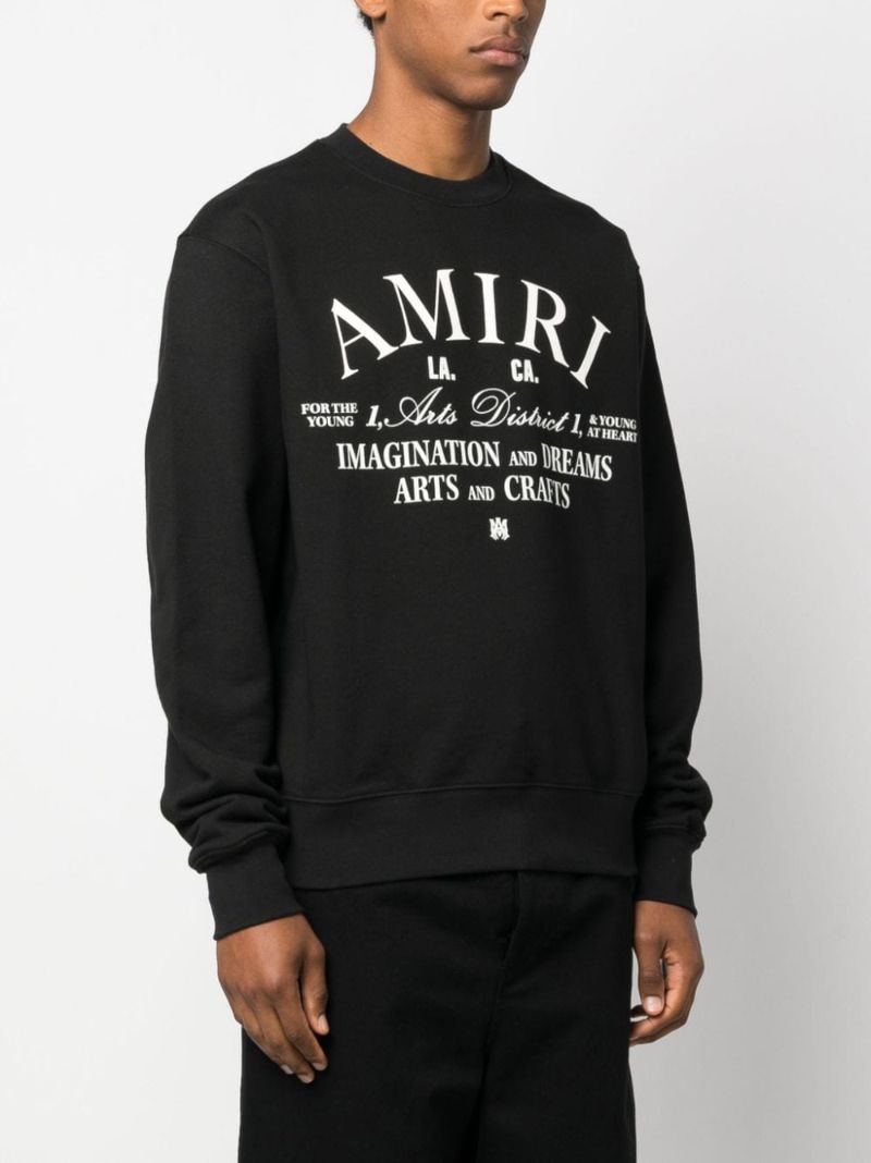 Black Arts District-print Cotton Sweatshirt