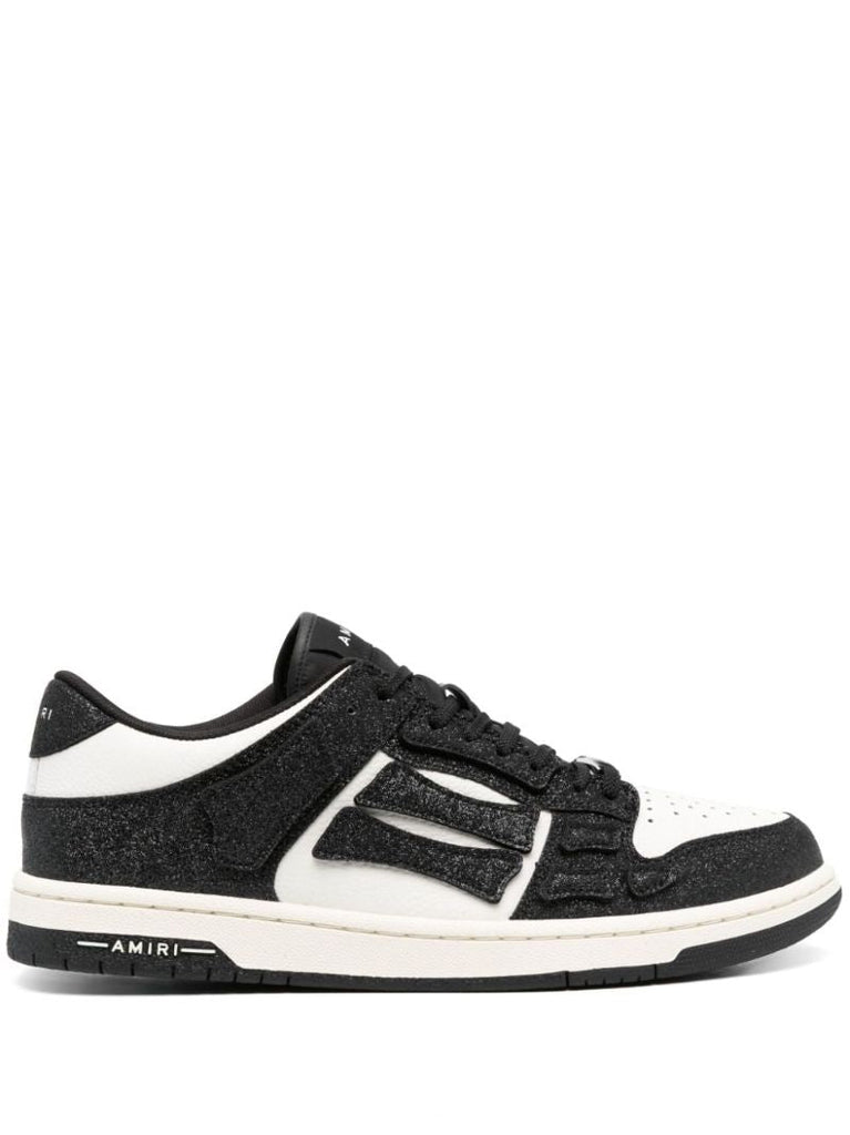 Black Crystal Skel Low-top Sneakers