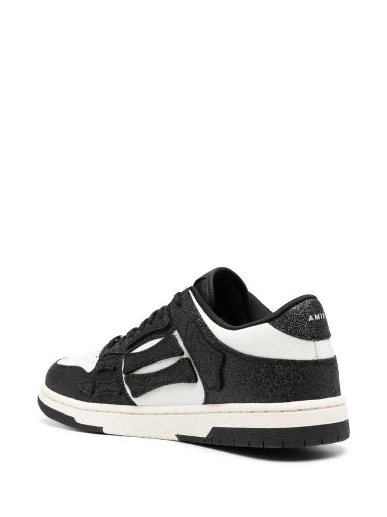 Black Crystal Skel Low-top Sneakers