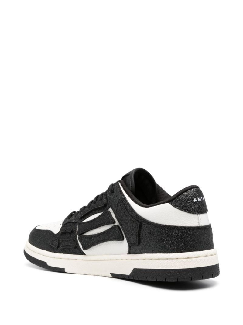 Black Crystal Skel Low-top Sneakers