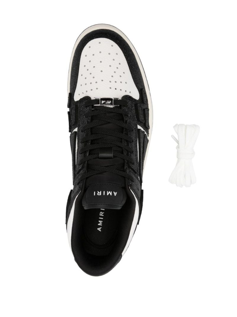 Black Crystal Skel Low-top Sneakers