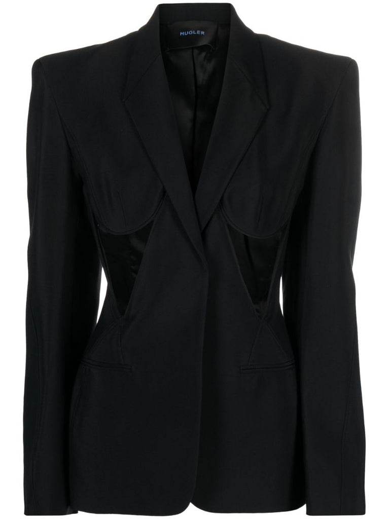 Black Single-breasted Blazer