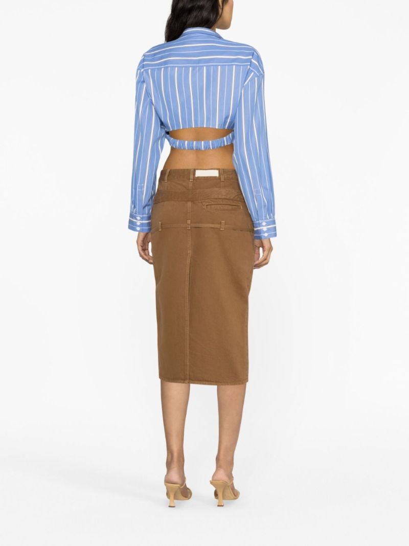 Brown La Jupe De NÃ_x0083_Â®mes Criollo Skirt