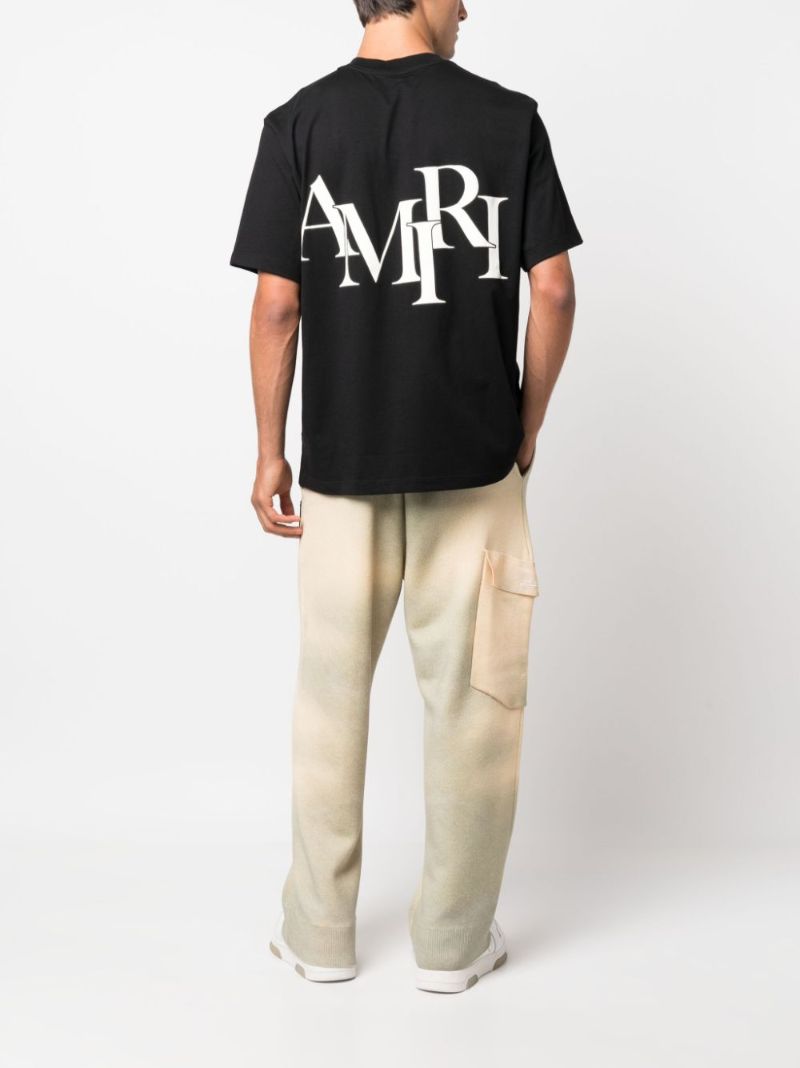 Black Logo-print Cotton T-shirt
