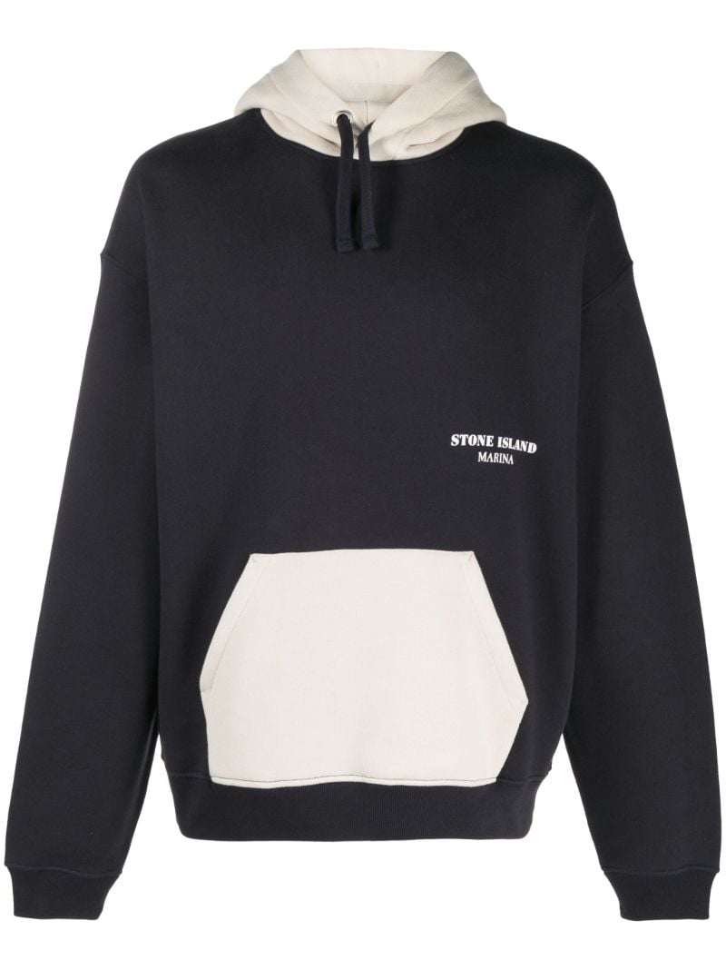 Blue Marina Cotton Hoodie