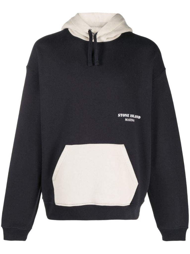 Blue Marina Cotton Hoodie