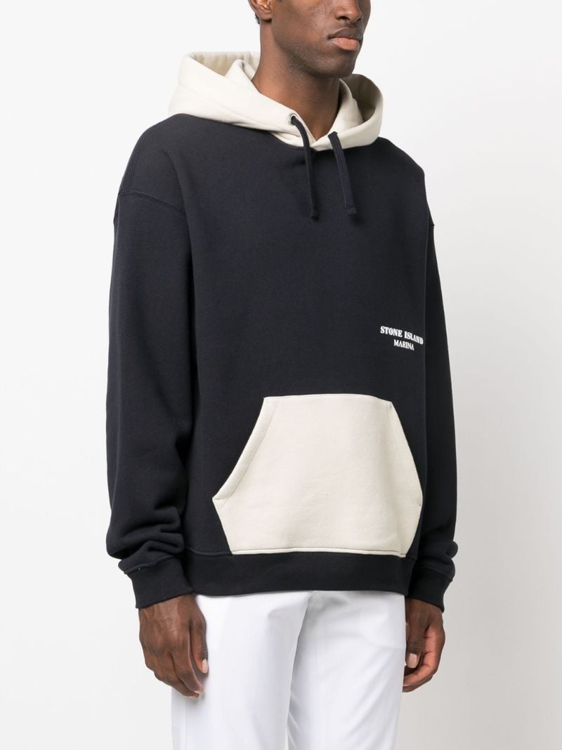 Blue Marina Cotton Hoodie