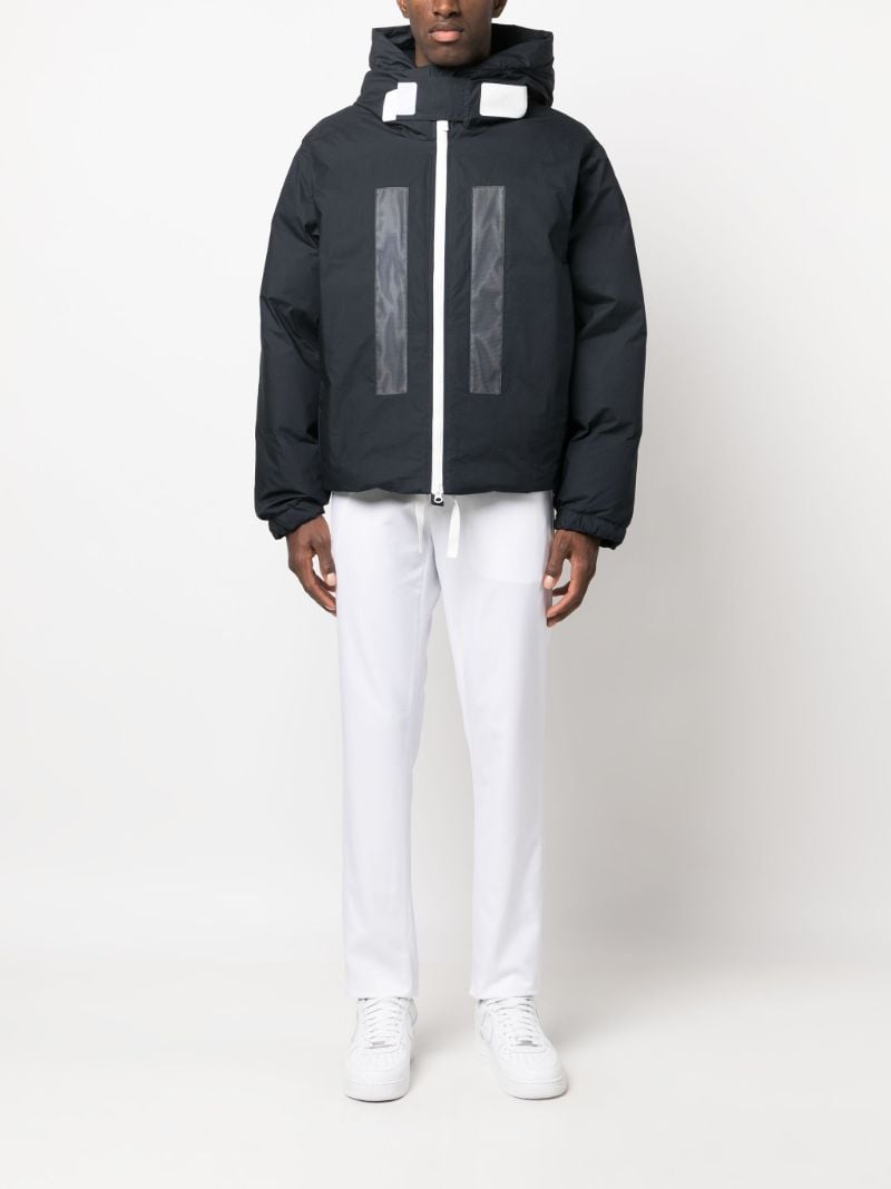 Blue Marina Hooded Cotton Jacket