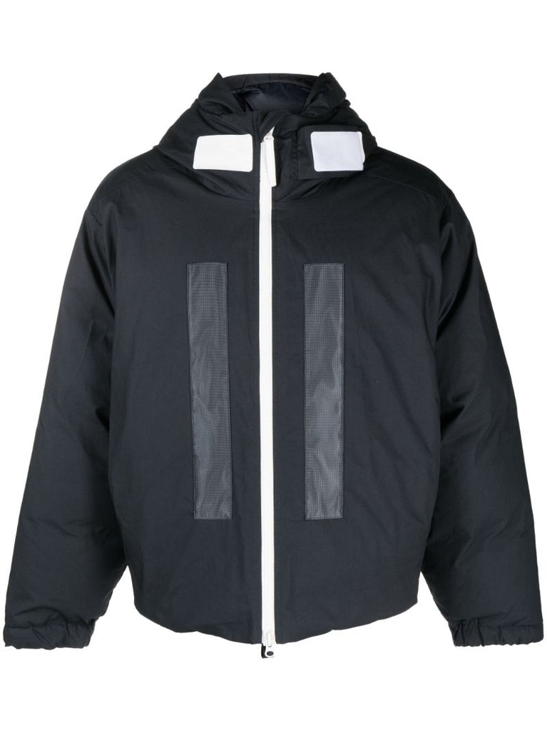 Blue Marina Hooded Cotton Jacket