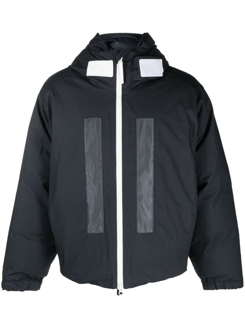 Blue Marina Hooded Cotton Jacket