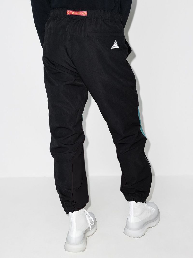 Black Belted Track Pants