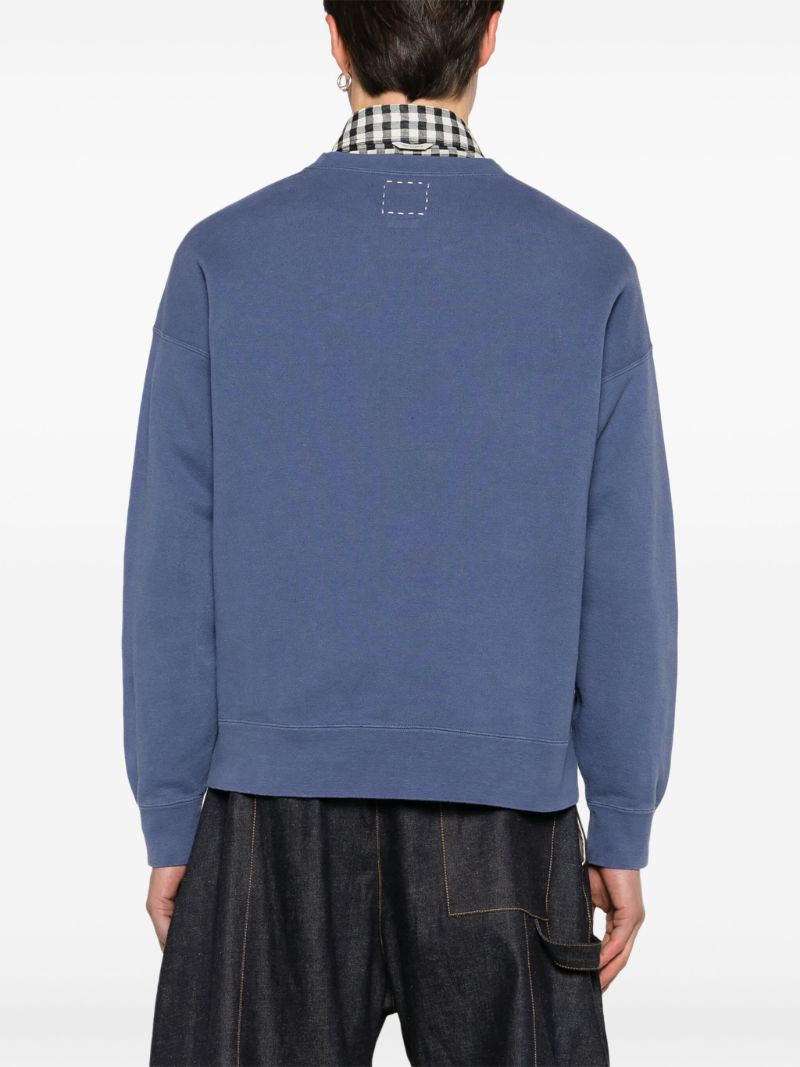 Blue Jumbo Cotton Sweater