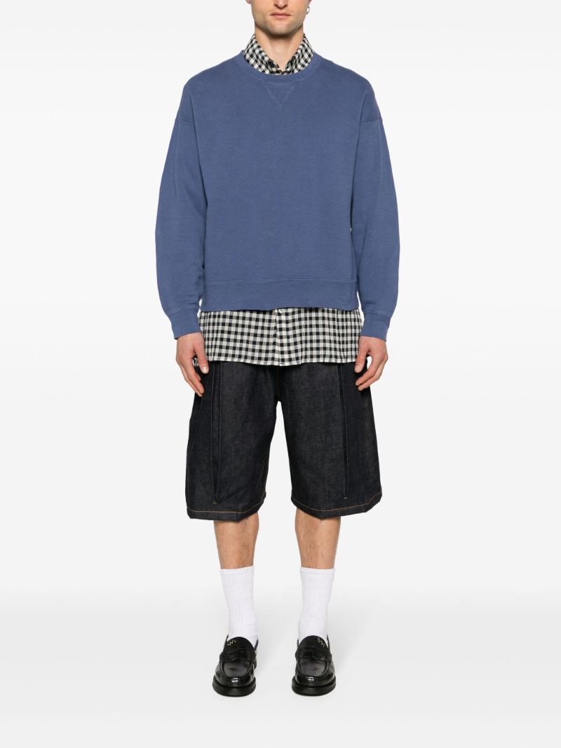 Blue Jumbo Cotton Sweater