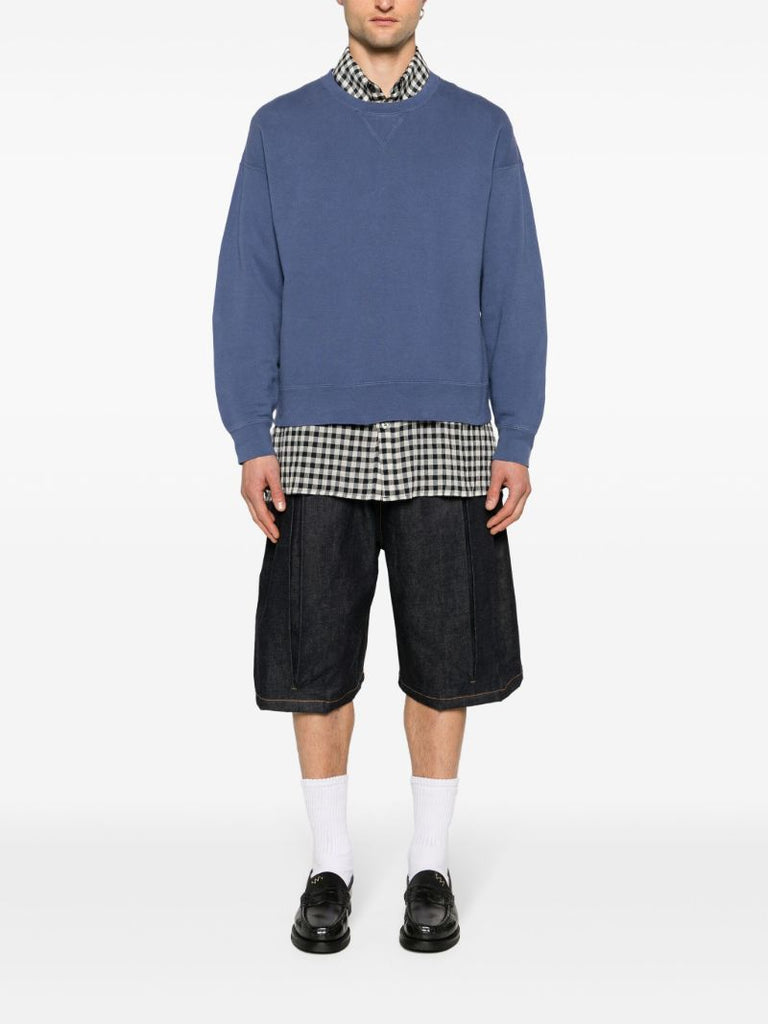 Blue Jumbo Cotton Sweater