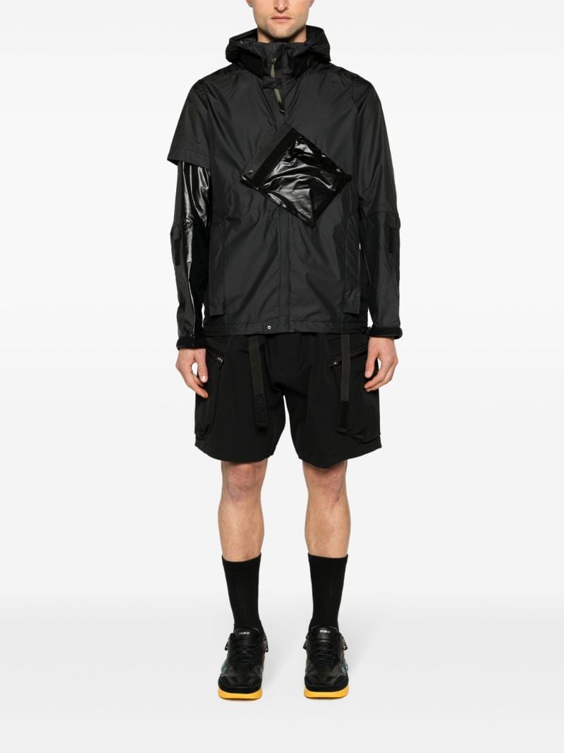 Black Sp57-ds Cargo Shorts