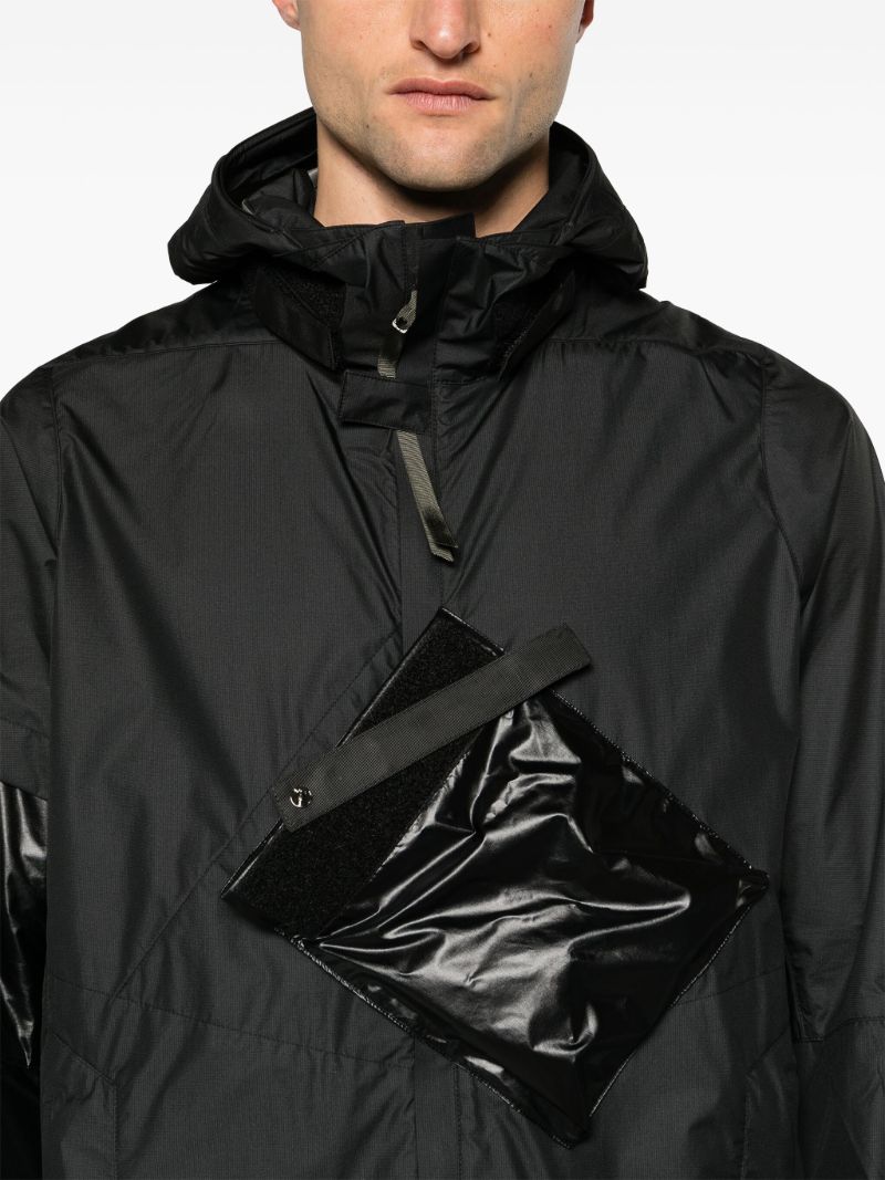 Black J36-ws Hooded Windbreaker