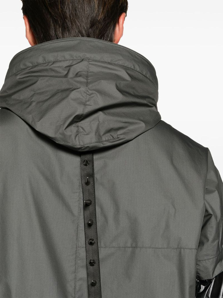 Grey J36-ws Hooded Windbreaker