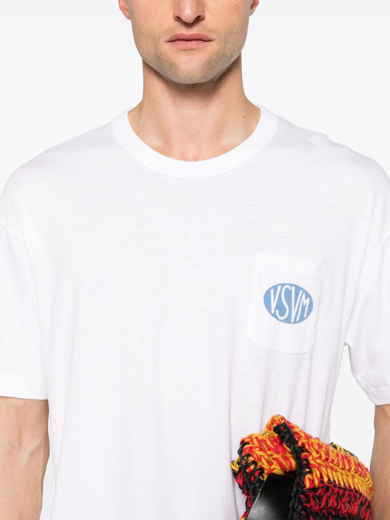 White Logo-print Cotton T-shirt