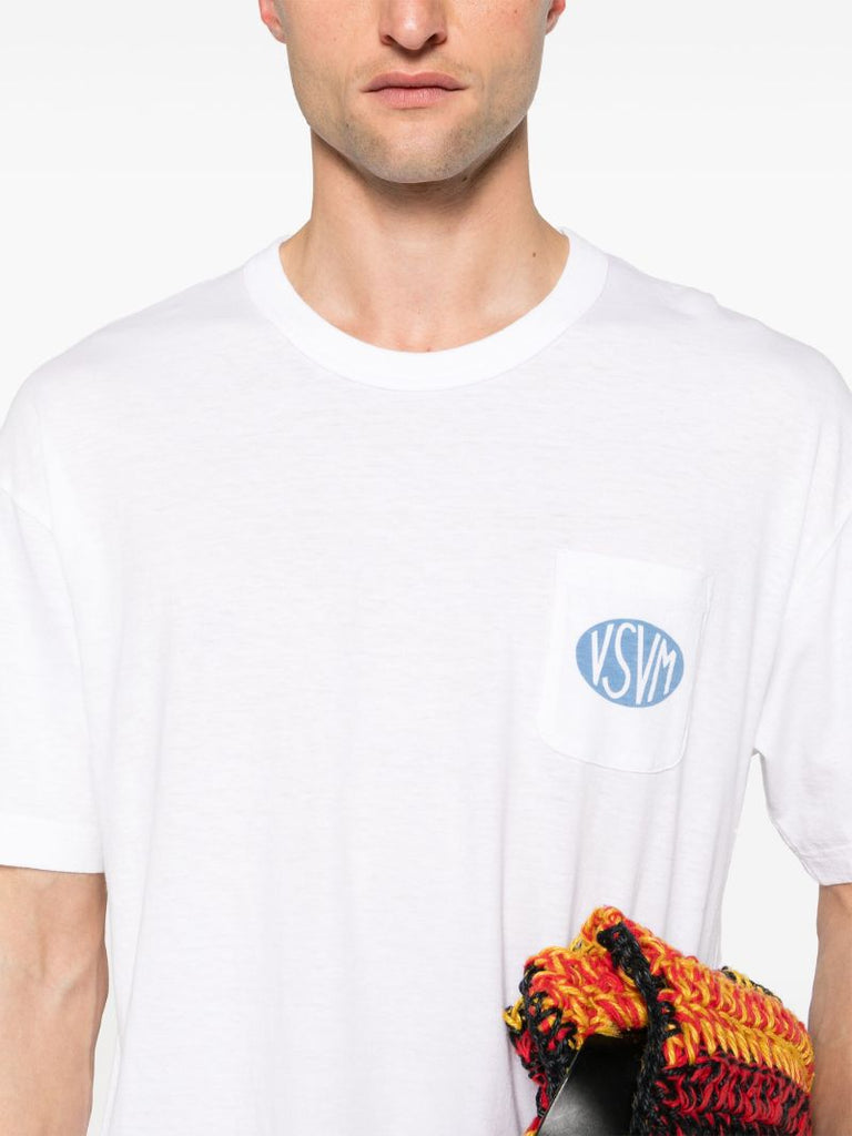 White Logo-print Cotton T-shirt