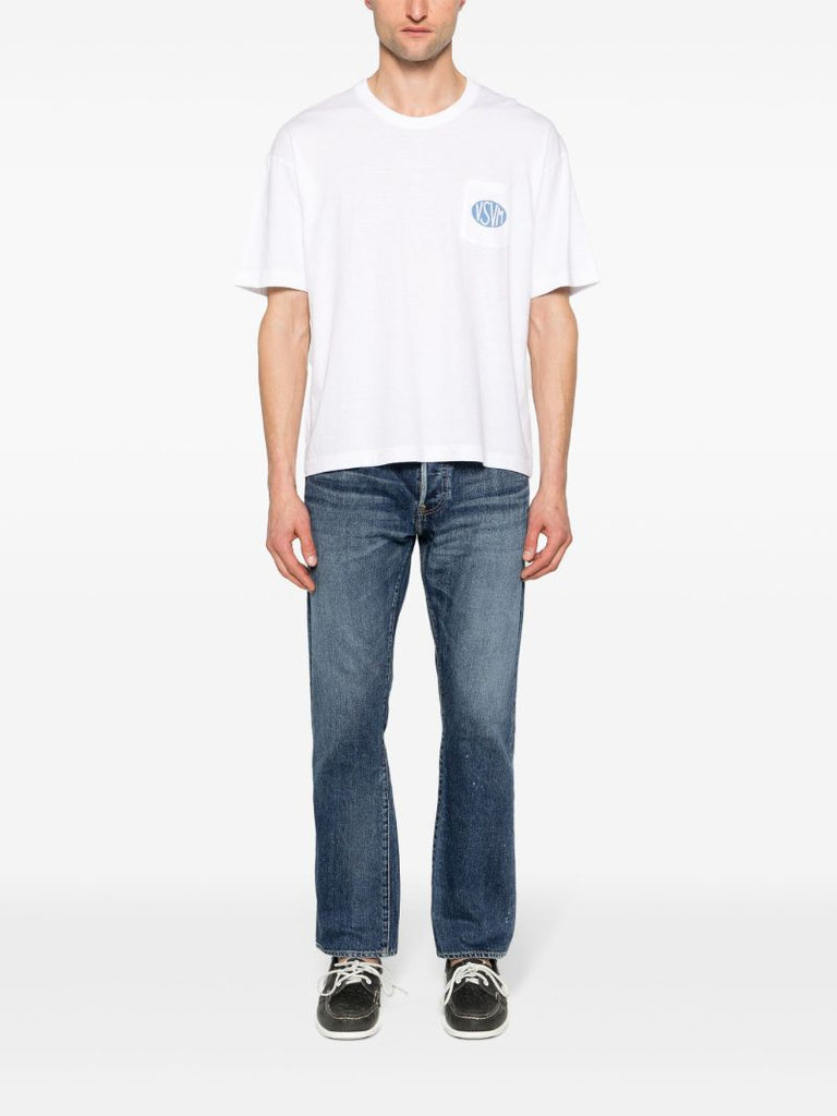 White Logo-print Cotton T-shirt