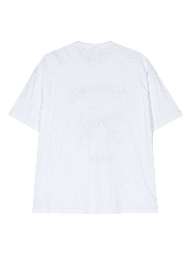 White Tora Graphic-print Cotton T-shirt
