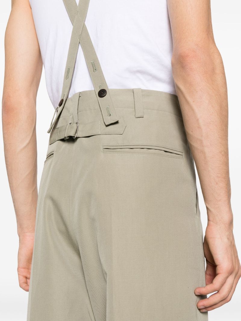 Neutral Tupper Wide-leg Trousers