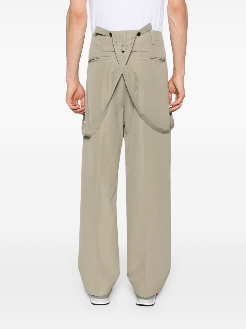 Neutral Tupper Wide-leg Trousers