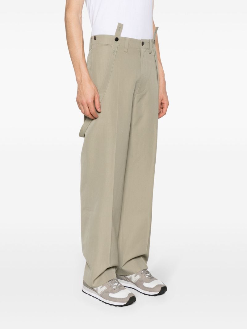 Neutral Tupper Wide-leg Trousers