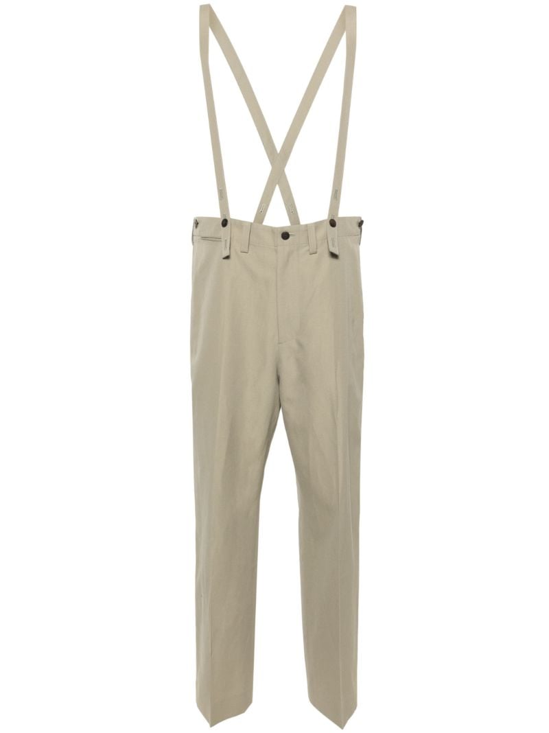 Neutral Tupper Wide-leg Trousers