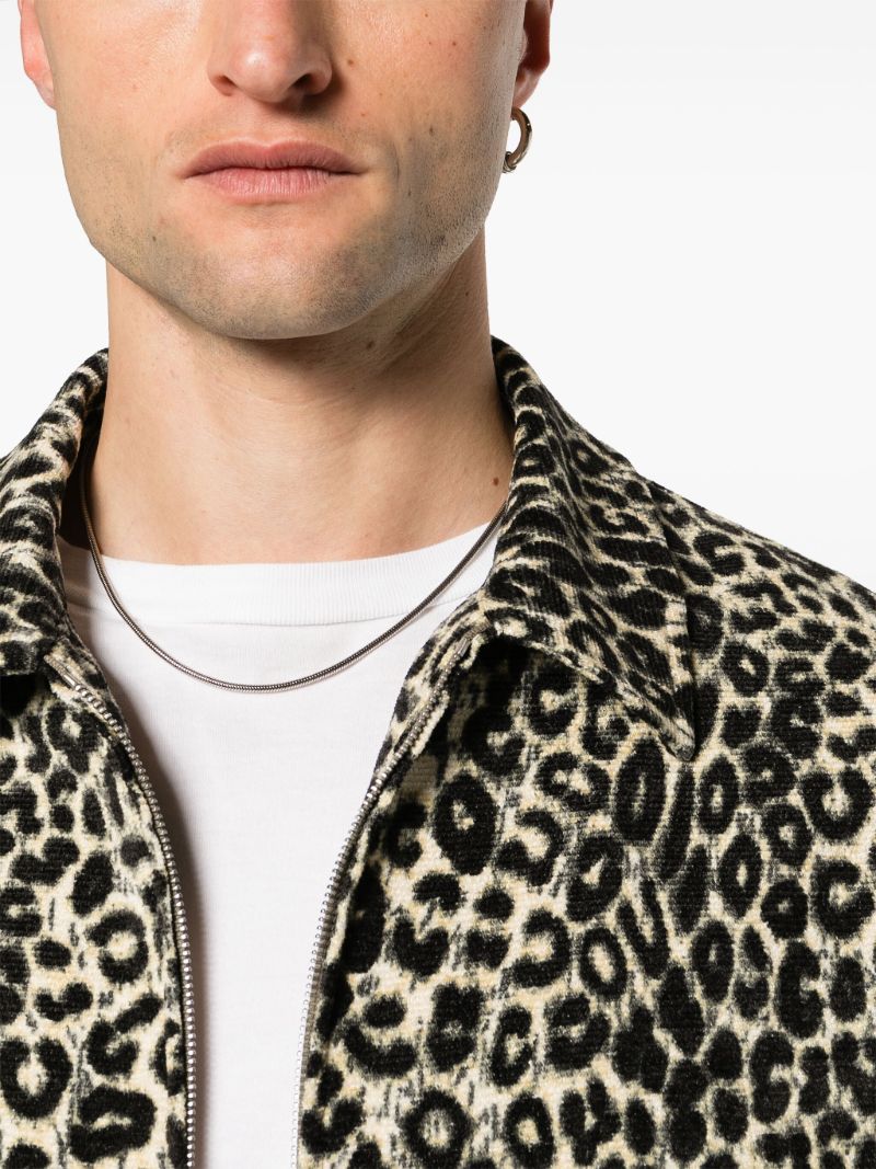 Neutral Redsun Silk Shirt Jacket