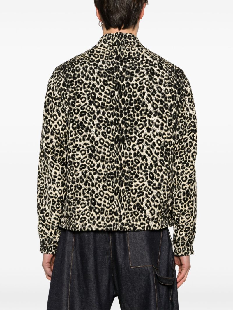 Neutral Redsun Silk Shirt Jacket
