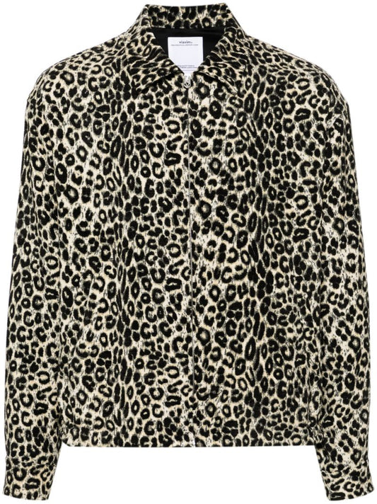 Neutral Redsun Silk Shirt Jacket