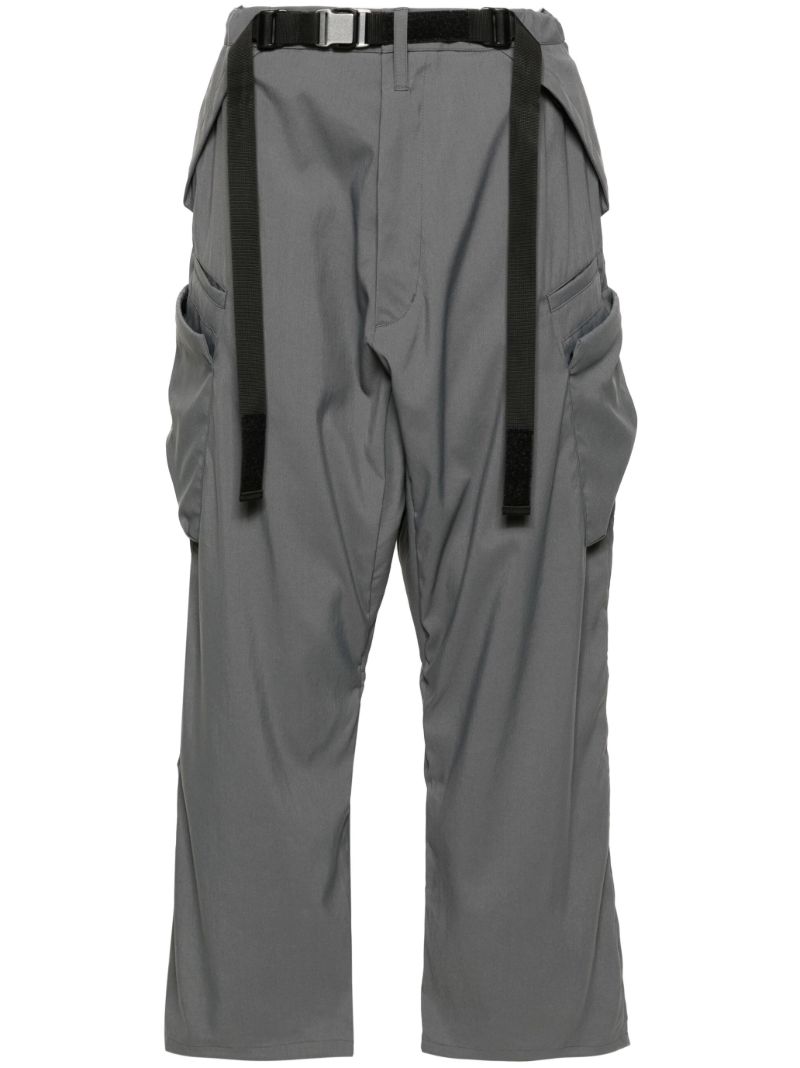 Grey P55-m Belted Trousers