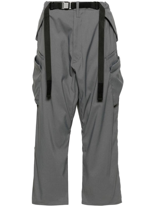 Grey P55-m Belted Trousers