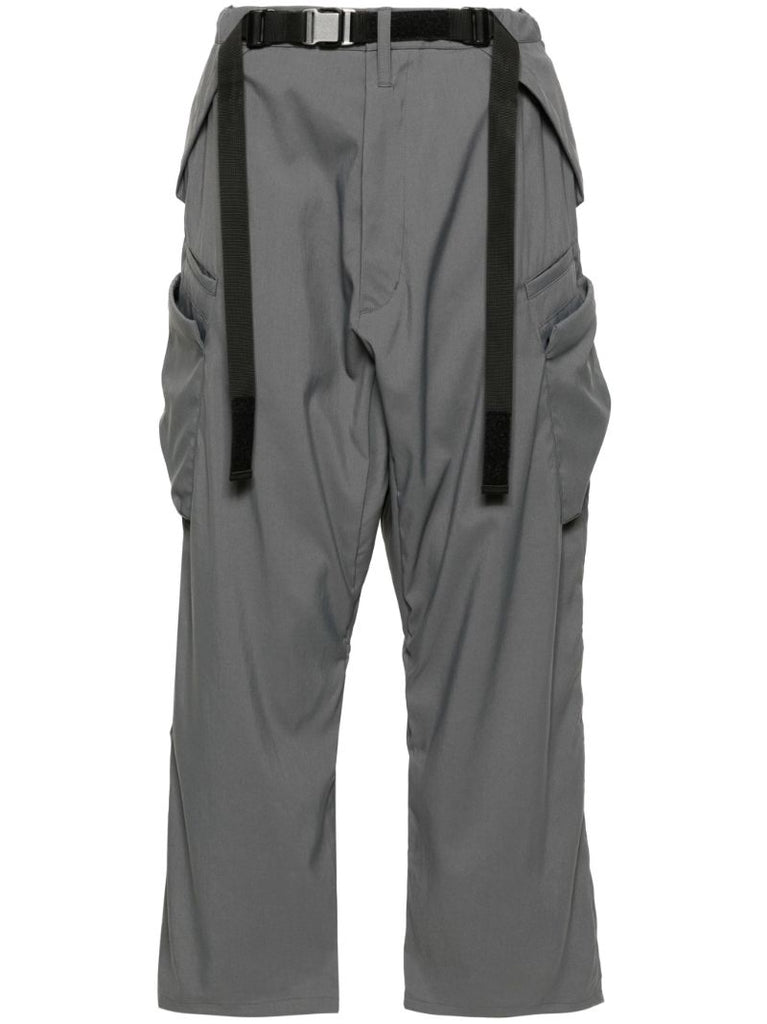Grey P55-m Belted Trousers