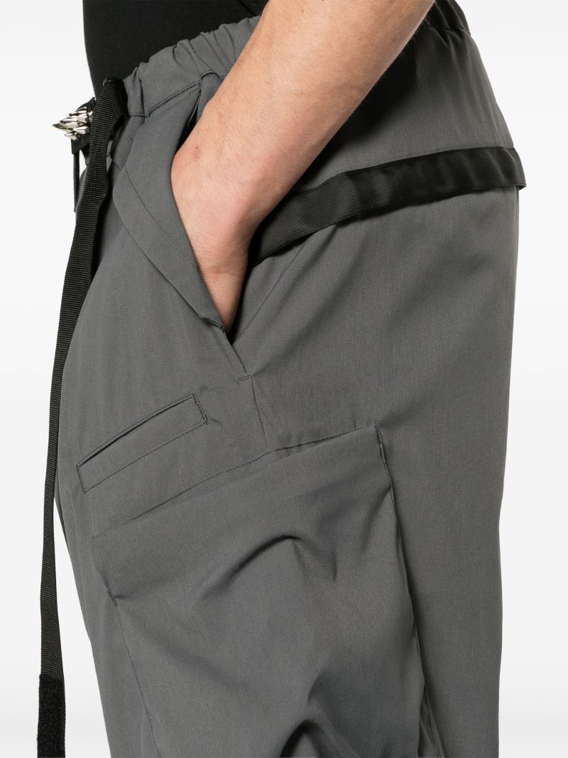 Grey P55-m Belted Trousers