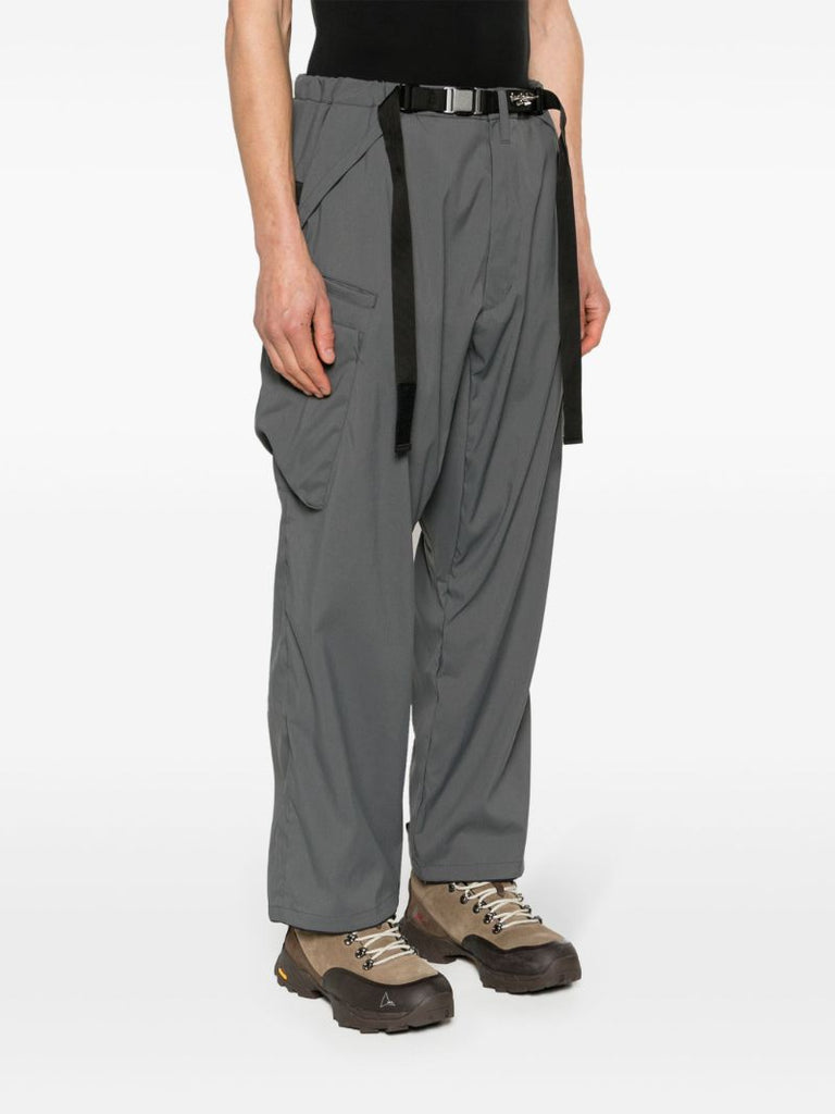 Grey P55-m Belted Trousers