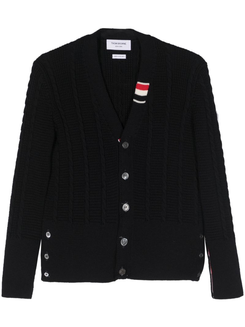 Blue Virgin Wool Cardigan